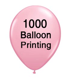 [1000 pieces] Balloon Logo Printing 1 Colour